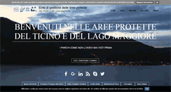 Desktop Screenshot of parcoticinolagomaggiore.it